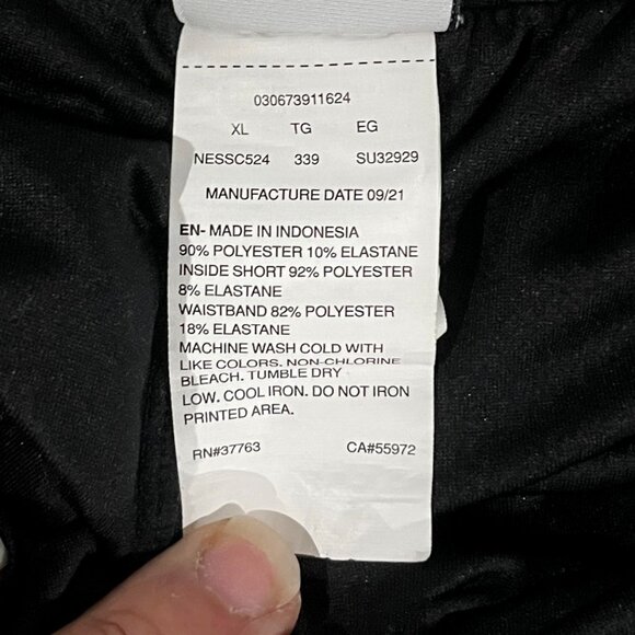 Nike Mens XL Printed Swim Shorts Polyester Elastane Blend - Picture 4 of 7